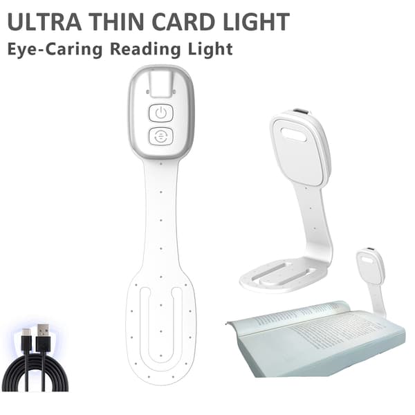 Clip-on Boklampa för Läsning USB-driven，rosa， pink