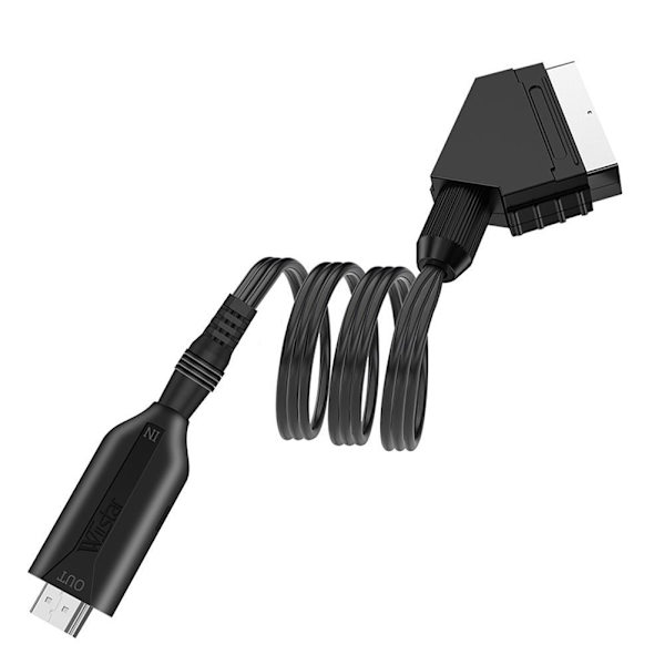 SCART til HDMI konverterkabel 1080P/720P med USB-kabler SCART I - Perfet