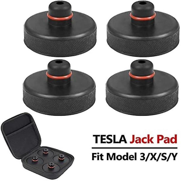 Tesla Model 3 / Y/s/x Jack Pad Pucks Jack Lift Pad Adapter Tool med oppbevaringsboks (beskytter batteri og chassis) null none