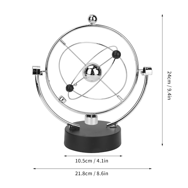 Kinetic Art Asteroid Elektrisk Astronomi Kit Perpetual Motion USB Batteri Strömförsörjning