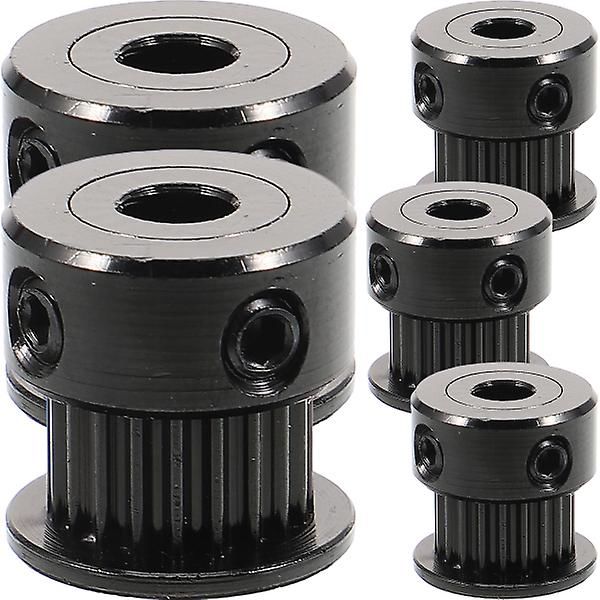 5 st Idler Pulley Timer Hjul 20 Tänder Synkront Hjul för 3d-skrivare Svart 1,5X1,5CM Svart Black 1.5X1.5CM