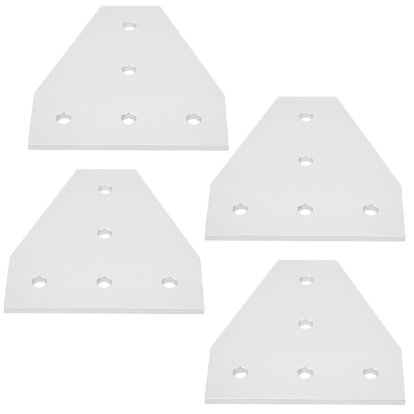 203040 T-formet leddplate i aluminiumlegering, 5-hulls leddbrakett for aluminiumprofil 3030T