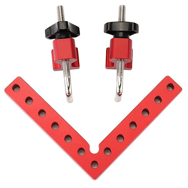 90° Positioneringsblock Trä Vinkelhake Aluminium 120mm 120mm