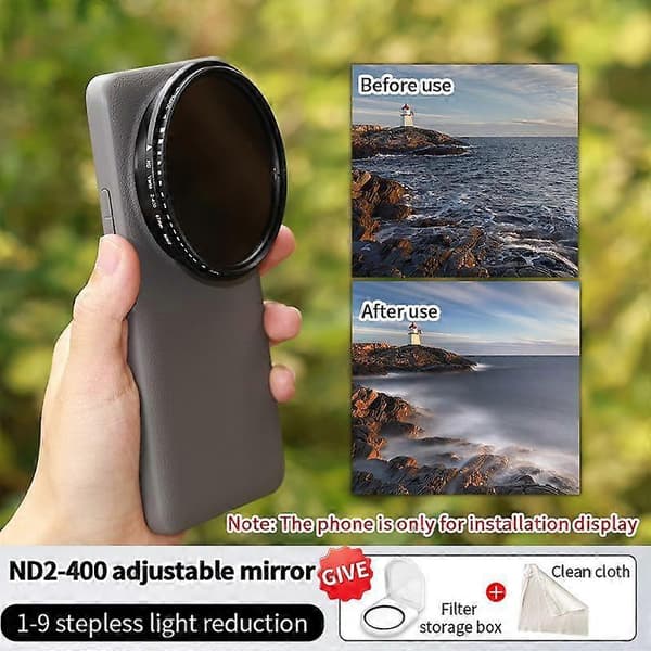 Xiaomi 15 Ultra JSR -puhelinobjektiivin suodatin (h}) Not Specified ND2-400 Adjustable