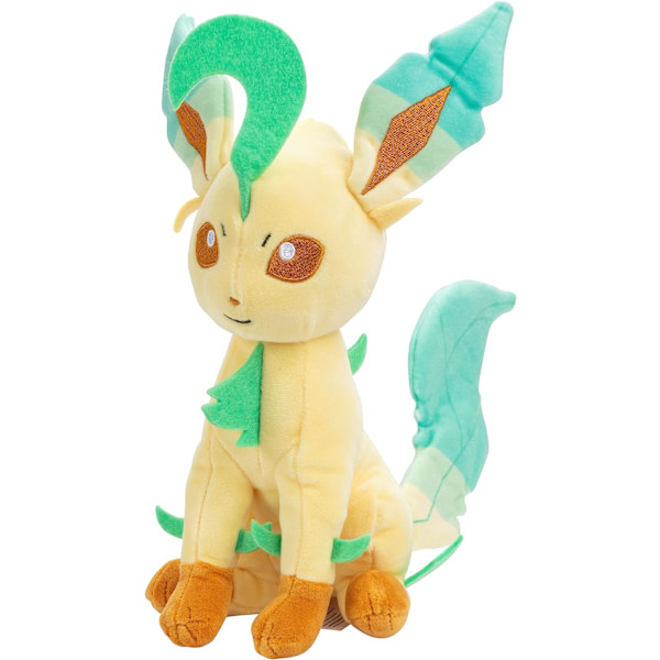 8\" Pokmon Leafeon Plysch - Kvalitet och mjuk plyschdjur - Perfekt present till barn, pojkar, flickor och fans