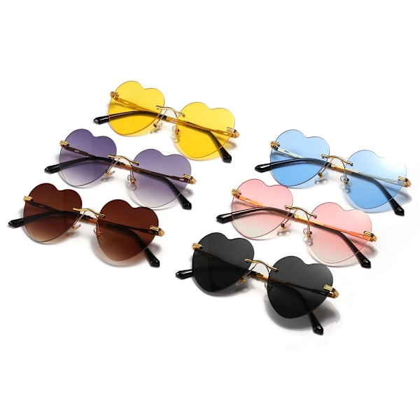 Hjerte Solbriller Dame Solbriller GRADIENT TE Gradient Tea