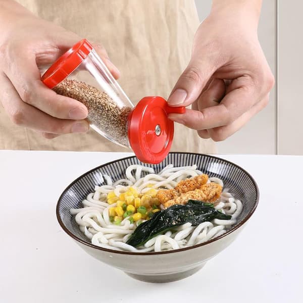 Handdriven sesamkvarn manuell kvarn med lock sesamfrökvarn i japansk stil