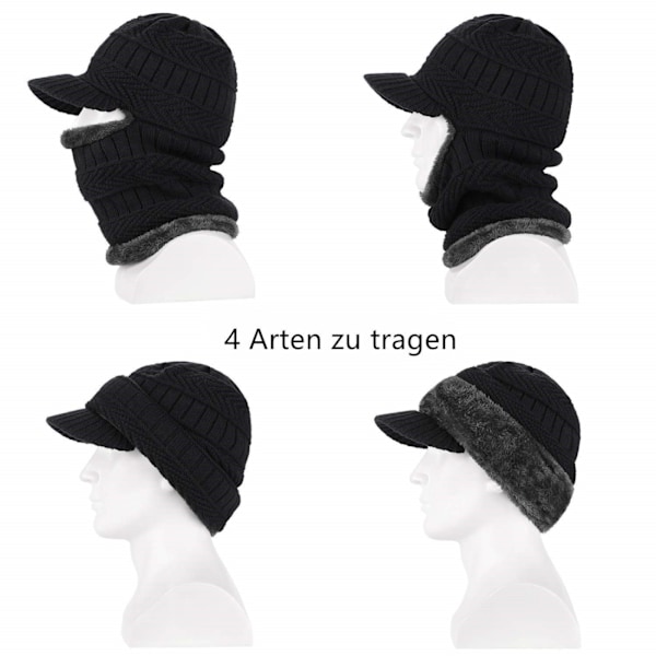 Balaclava vinterjacka med flexibel hals - supervarm