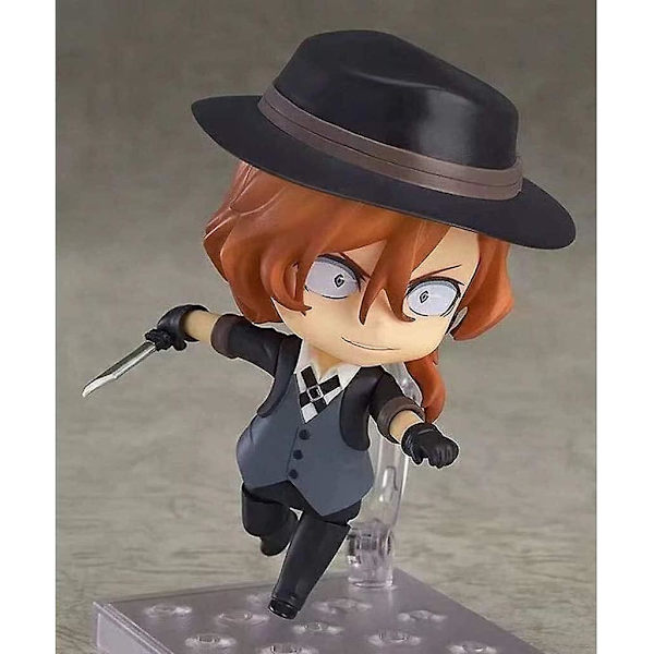 Bungo Stray Dogs Osamu Dazai Og Nakahara Chuuya Q Version Actionfigurer Nendoroid Legetøj Figurer Samlinger Dekorationer Børns Gave