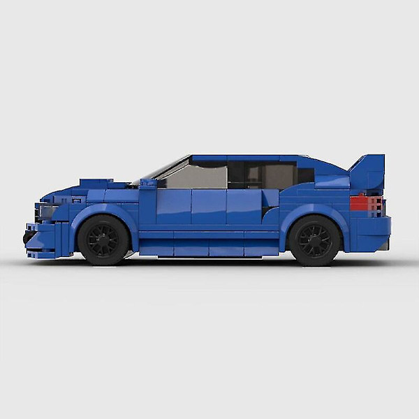 Lego Speed Champions Subaru WRX STI Rallykilpa-urheiluautoajoneuvojen rakennuspalikat Oppimislelut pojille lahjaksi Db
