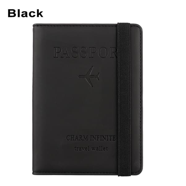 Passholder Passveske Kortholder SVART black