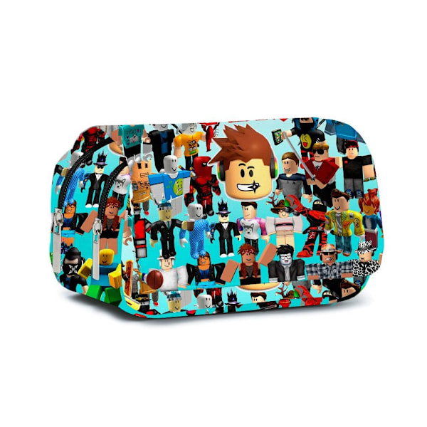 3D Perifer ROBLOX Dobbelt Lag Pencil Case Etui 3