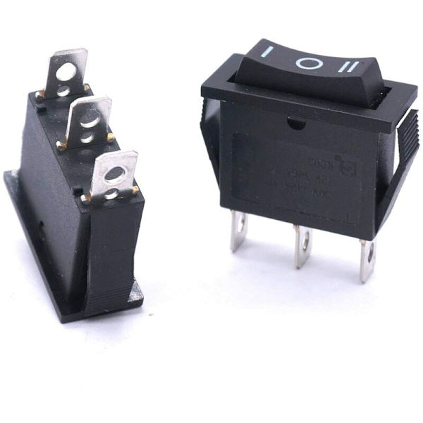 KCD3-103-BK 3-asentoinen keinukytkin ON/OFF/ON SPDT 3-napainen keinukytkin 15A 250V 20A 125V AC autoihin, kuorma-autoihin, veneisiin ja kodinkoneisiin