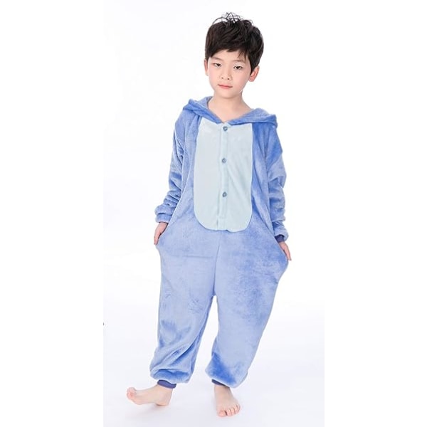 Unisex Lasten Huppari Eläin Onesie Supersoft Flannel Puku