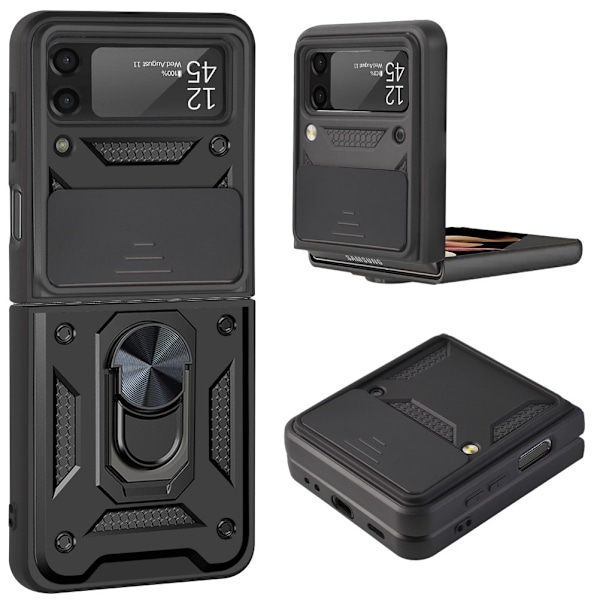 Samsung Galaxy Z Flip 3 mobildeksel TPU/PC Svart