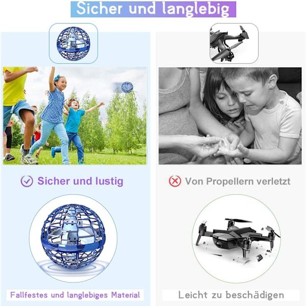 FLYNOVA Hover Ball Mini Drone - Lentävä pallo Lentävä pallo Lentävä Tai