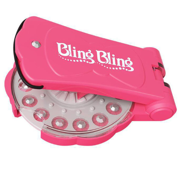 Glittrande Bling Diamond Hair Sparkle, Häftapparat 1 nail drill + 12 sticks 180 drills