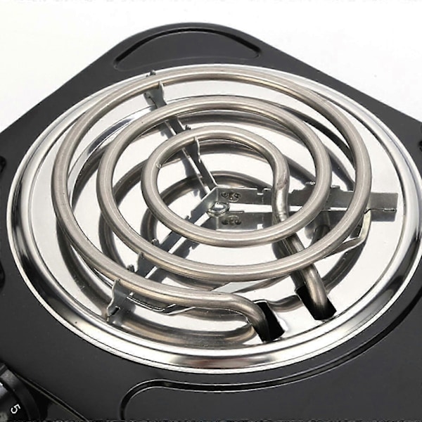 Portabel Elektrisk Värmeplatta med Indikeringslampor Praktisk Spis[qb] Double 2000W Black
