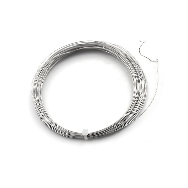 0,5 mm Nichromtråd 10 m længde modstand modstandstråd Awg tråd Hfmqv [DM] One Size