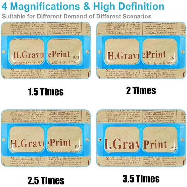 Hovedmonteret forstørrelsesglas Visor Dobbelt linser, Professionel juveler