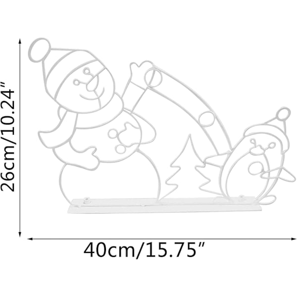 LED Snemand Julelys Udendørs Julepynt Udendørs Julepynt Amerikanske Julelys Udendørs Figurer Snemand Pynt