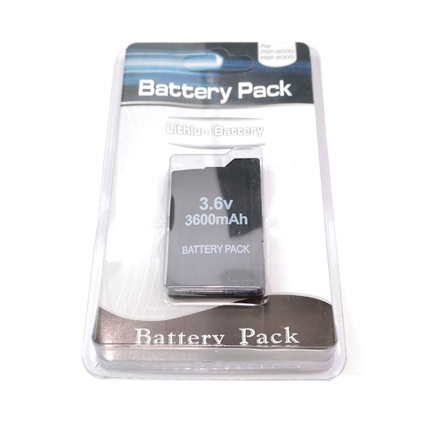 Gamepad-batteri 3,6V 3600mah för PSP 2000 för PSP 3000 Playstation Portable Laddningsbara celler Ersättning