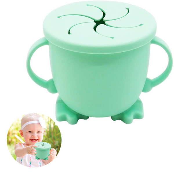 Snackkopp, Snack Catcher 200ml Mikrovågsugnskopp, Silikon