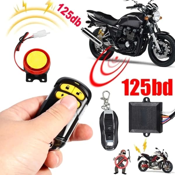 Fjärrkontroll motorcykel ATV säkerhetslarm start döda switchar ersätt null - 2