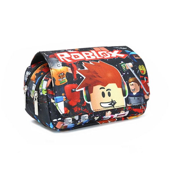 3D Perifer ROBLOX Dobbelt Lag Pencil Case Etui 3