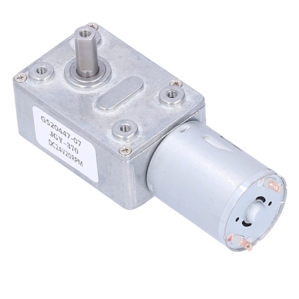 DC 24V snäckväxelmotor med regulator Hög vridmoment Mini turbinreducer för robotar Elektroniskt lås 24V20RPM