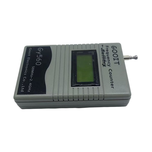 -560 Frekvensmåler Counter Tester Walkie Talkie Frekvensmåler Måleområde 50mhz-2.4ghz