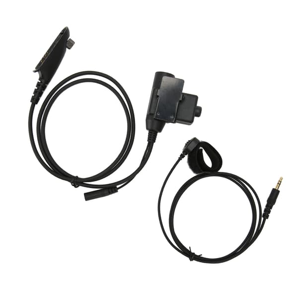 Bagklips PTT-adapter Push to Talk-headset-adapter til MOTOROLA Gp140 Gp320 Gp328 Gp329