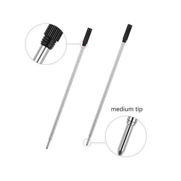 20 stk. Cross Pen Refills Sorte Blæk Pen Refills