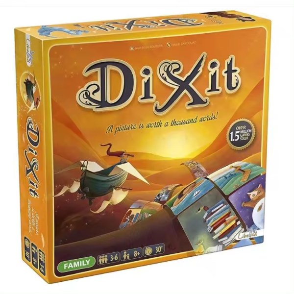 Dixit Classic Unbox Now - Dragonfly - Dixit Classic - Engelsk sjakkbrettspill, flerfarget - Ny versjon