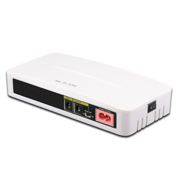 Sikker UPS uafbrudt Li-Power til trådløs router, LED-lys, smartphone og mere 5500mAhx2 uafbrudt strømforsyning