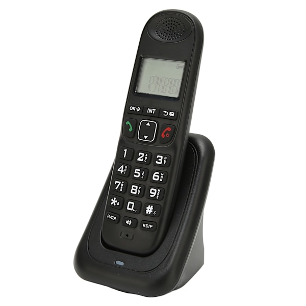 Sladdlös telefon Caller ID Hands Free Digital Sladdlös telefon med LCD-bakgrundsbelysning för hemmakontor 100‑240V