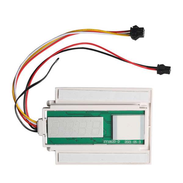 DC12V Touch Sensor Enkeltknap med Ur Temperaturvisning LED til Makeup Spejl Touch Switch Two colors 0.06