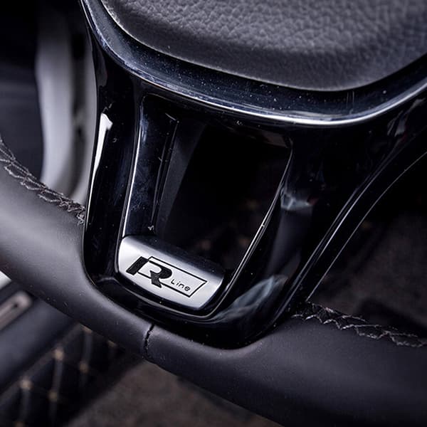 Bilrat Trim R Line Emblem Mærkat Til Golf Jetta Ti C
