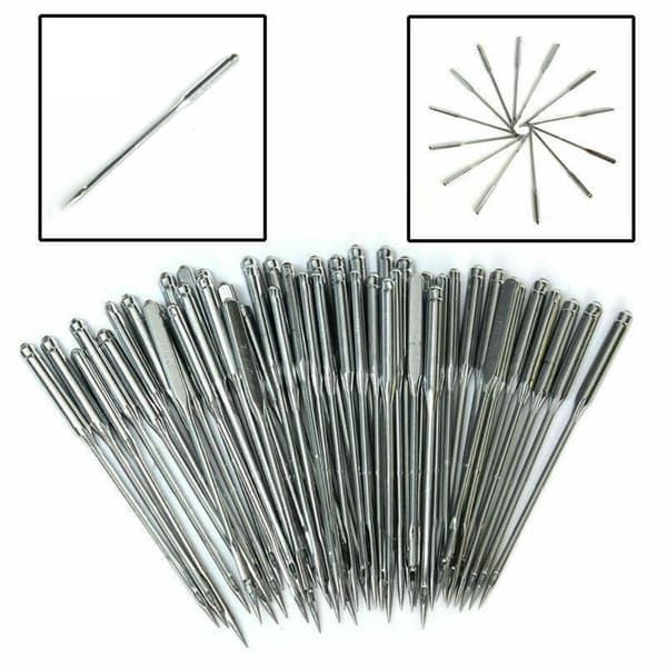50 kpl ompelukoneen neuloja pitsiompeluneuloja ompeluun[BT} 50Pcs 50Pcs