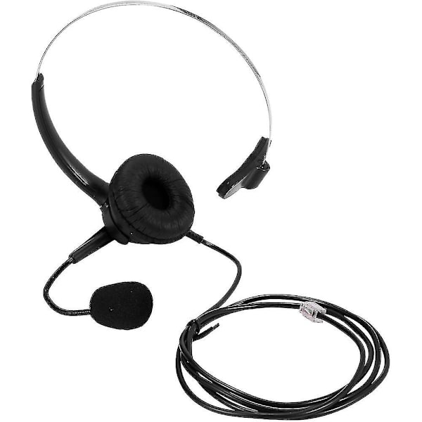 Rj9 Callcenter-headset, Mono-headset med brusreducering