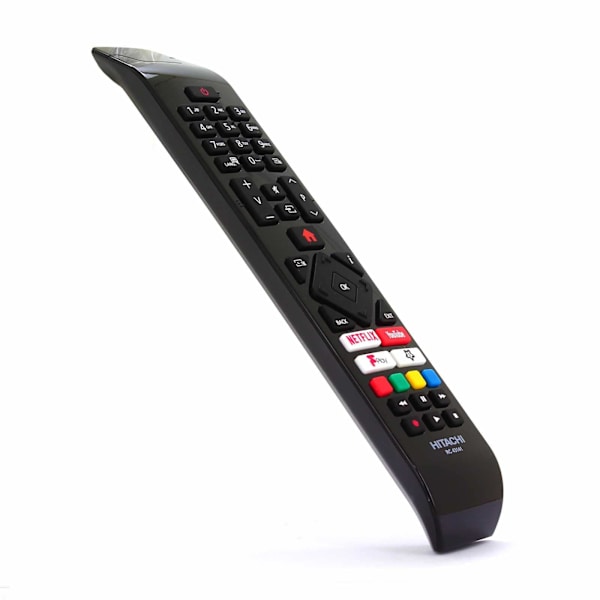Original erstatningsfjernkontroll RC43141 for Hitachi JVC vesstel Hitachi TV-fjernkontroll Smart LED TV