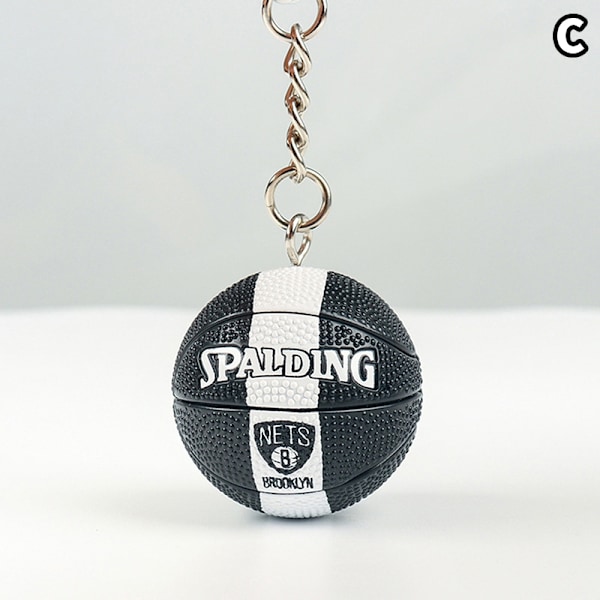 Sports Basketball Souvenir Nøgleringe Stjernenavn Nøglering - Perfekt C