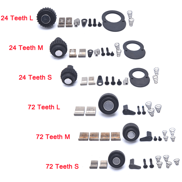 24/72 Låsehylse Reparasjonstilbehør Reservedeler sett 72 Teeth S