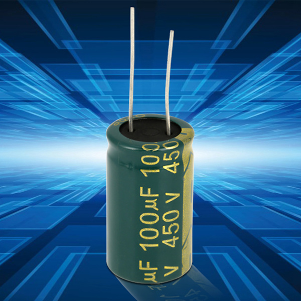 1 sæt grønne elektrolytiske kondensatorer radiale kondensatorer assorteret sæt (450v, 100uf, 10stk)