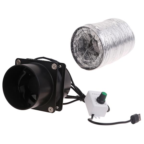 USB Justerbar Hastighed Lodde Røg Absorber ESD Røg Udsugningsventilator Rørledning Udsugningsventilator med 1/3/6M Rør Ventilationsplaster null - Damn 1m tube 0.25
