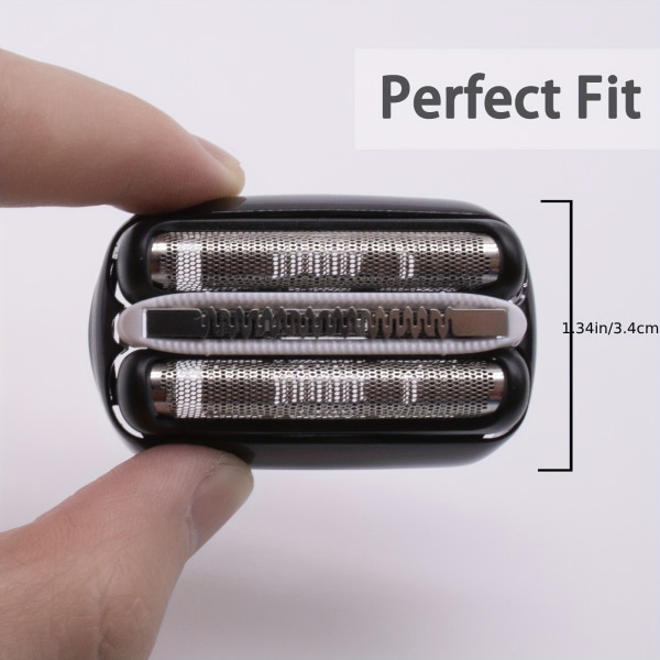 1 kpl/2 kpl 32B S3 -vaihtoparranajapäät osat Braun Series 3 -parranajokoneeseen 32B 2 Packs