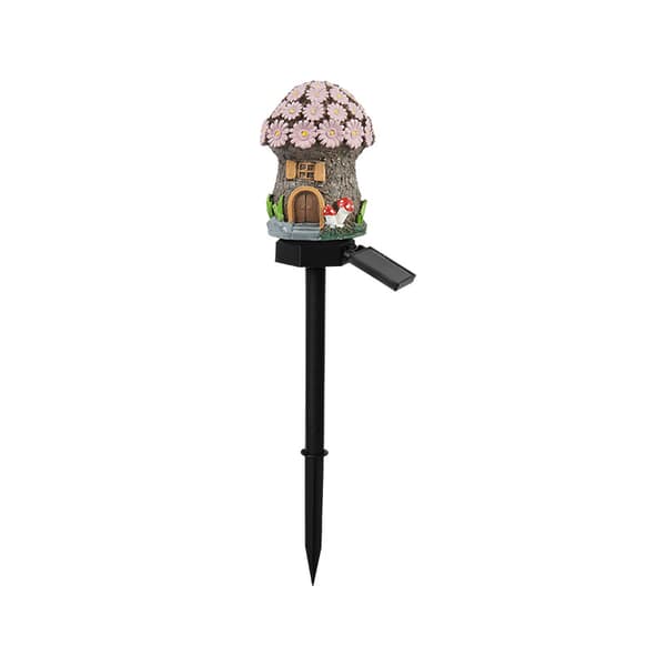 2026 Solcelle Resin Hagestake Lys | Utendørs Landskapsdekor Plen Belysning**(Stil 2) (Style 2)