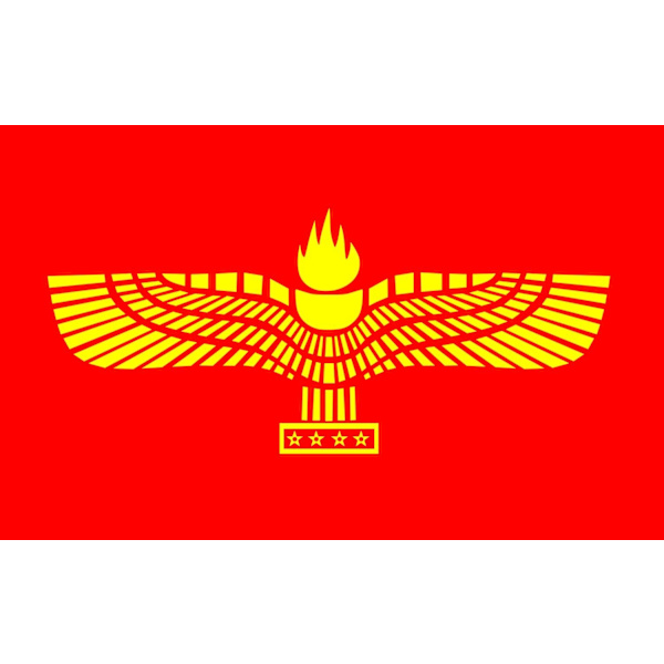 Flagg - Syrisk 100 (BT) 100 Syriansk