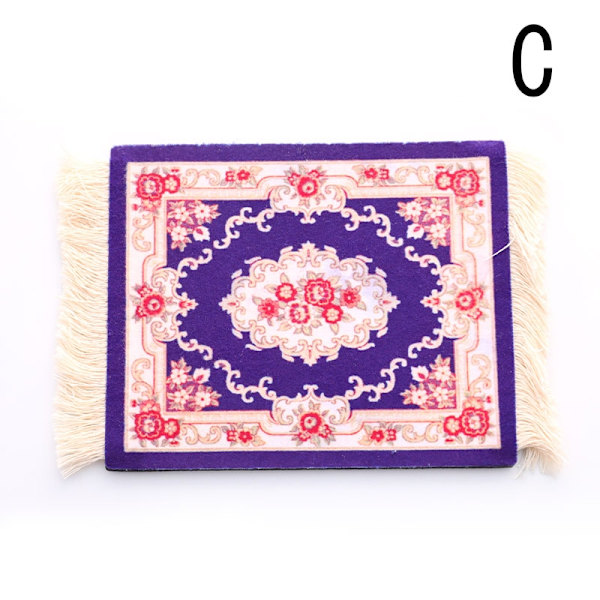 Persialainen Mini Käsinkudottu Matto Hiirenalusta Retro-Tyylinen Mattokuvio-WELLNGS C