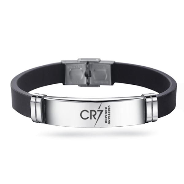 Miami Football Club Sport Silikon Armband i Rostfritt Stål Ram - Perfe Cristiano Ronaldo